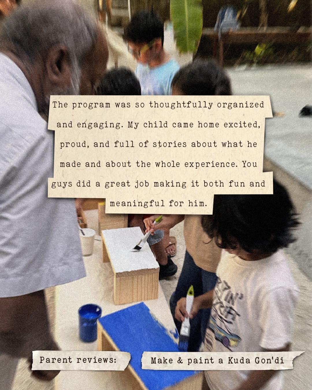 Reviews testimonials Nature School Maldives